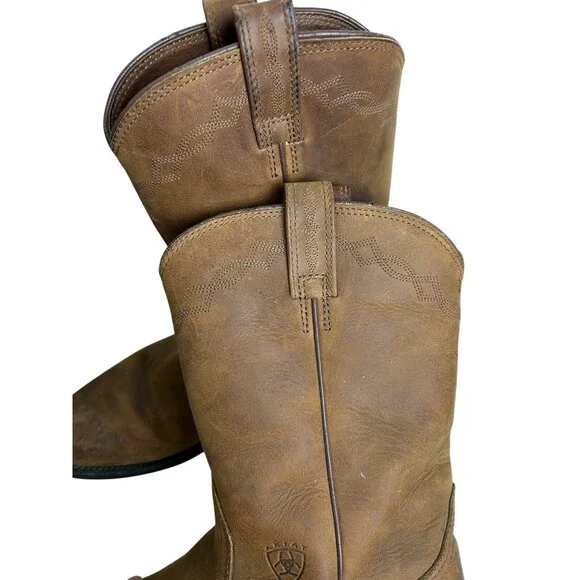 Ariat Men's Size 9.5B Sierra 14527 Western Brown Leather Work Cowboy Boots - Picture 15 of 16